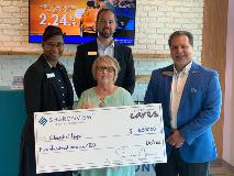 Sharonview delivers check to Closet of Hope in Gastonia, NC