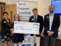 Sharonview delivers check to United Ministries